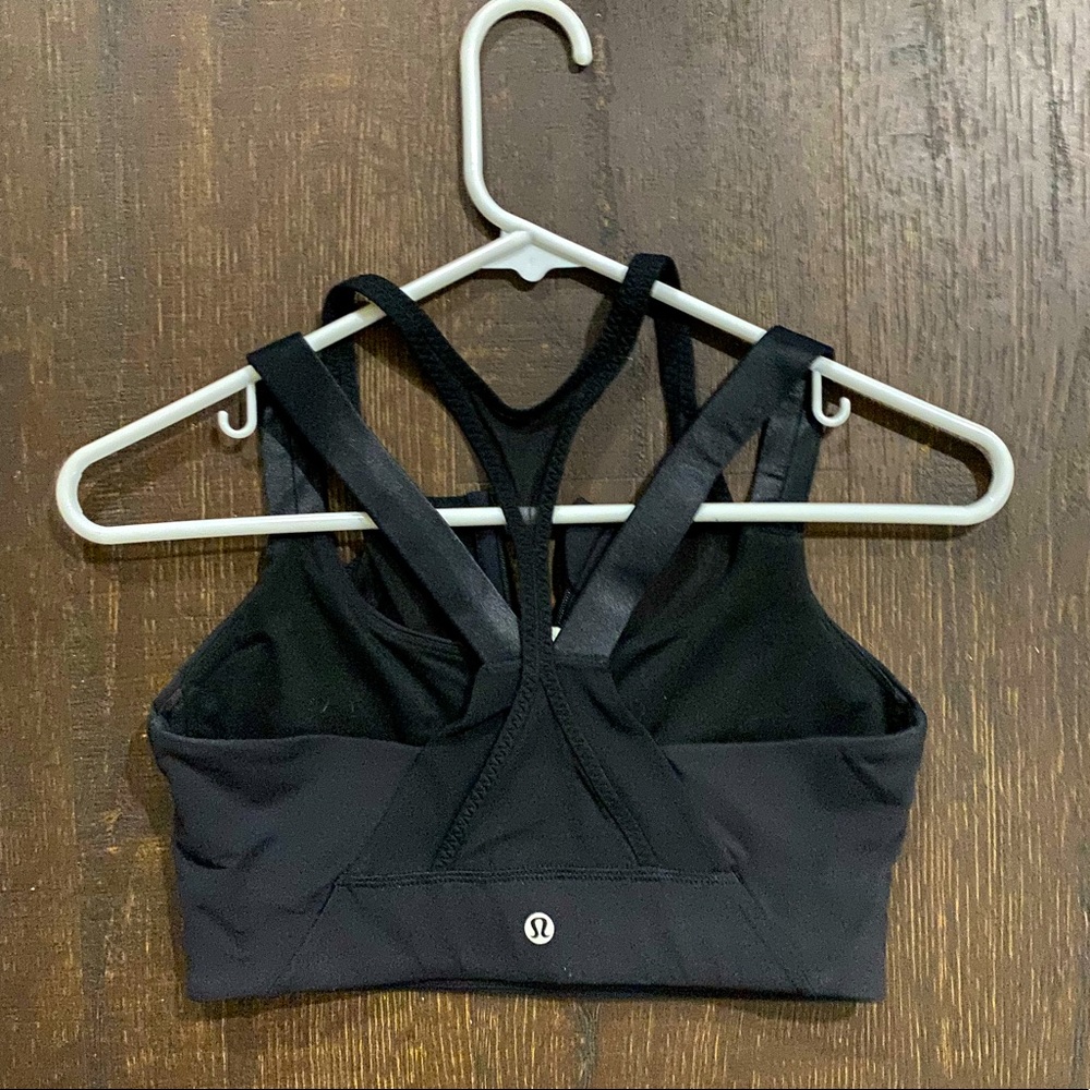 Lululemon mesh zip up bra